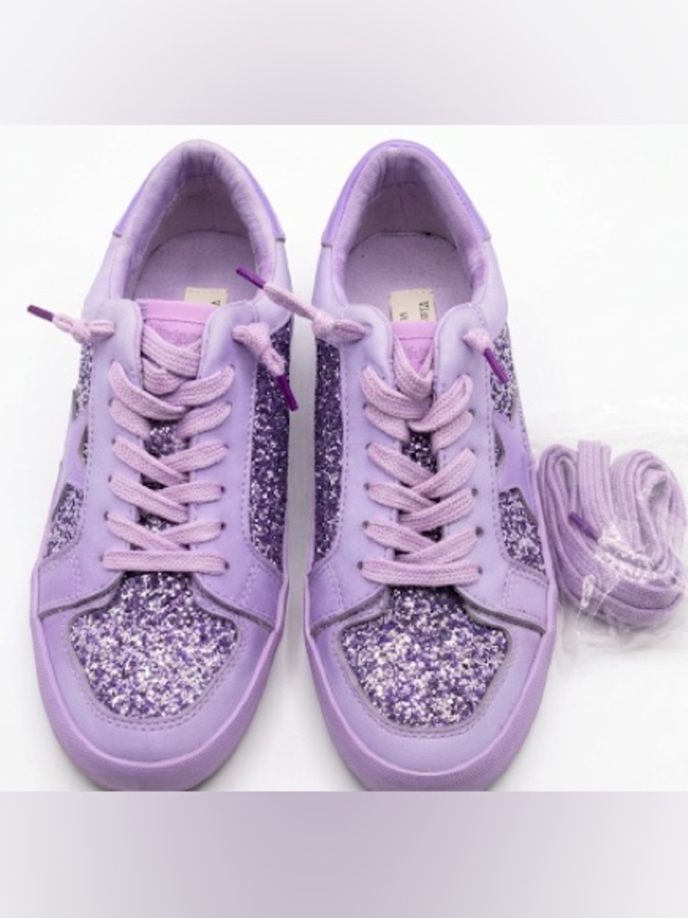 Vintage Havana Alexis Glitter Sneakers, in Purple